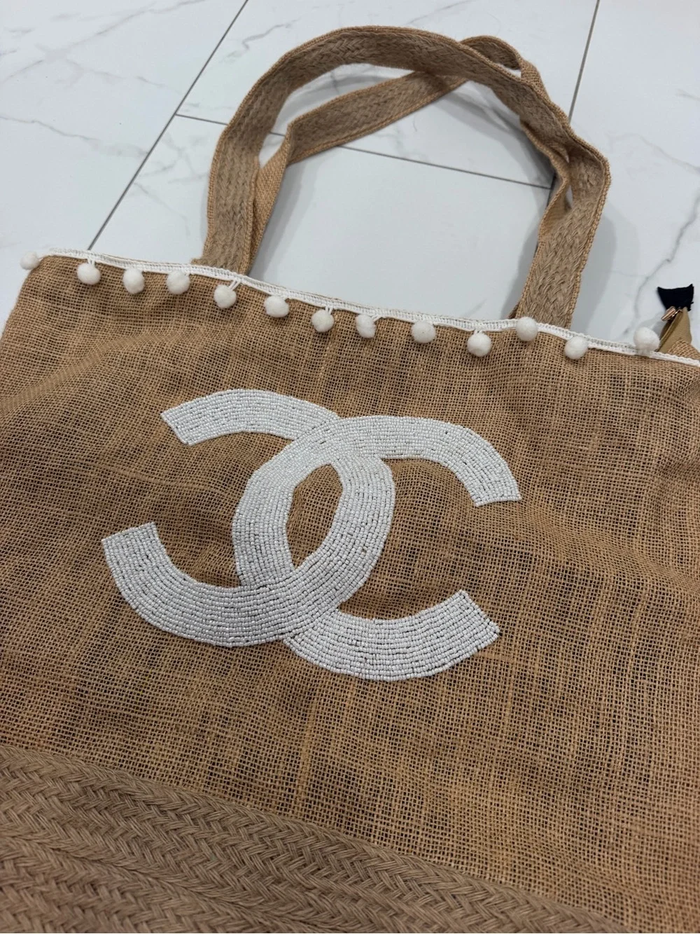 Woven Beach Tote Bag